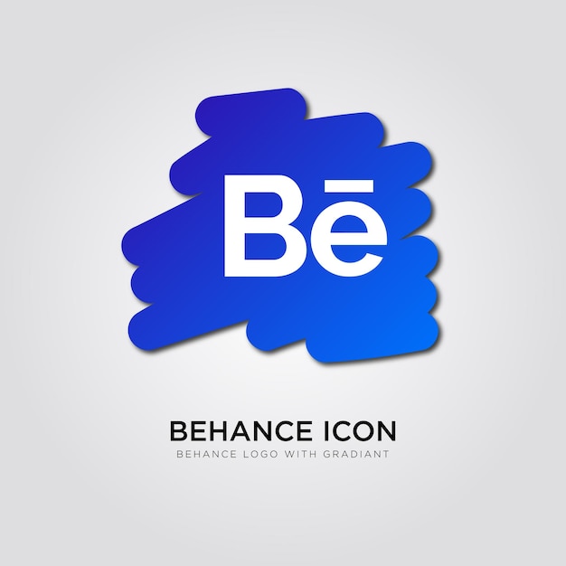 Vector behance logo icon vector jpg jpeg eps icon button behance flat social media icon behance company logo icon