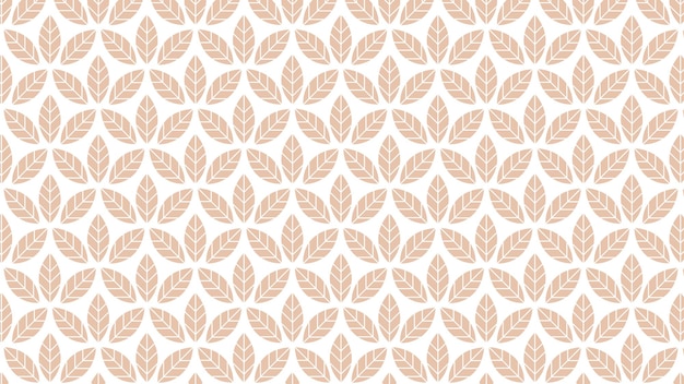 Beige bladeren patroon