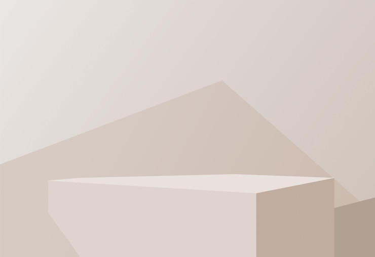 Vector beige color background with a white box and a light gray color