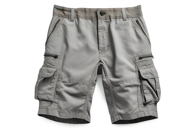 Vector beige mannen shorts op witte achtergrond