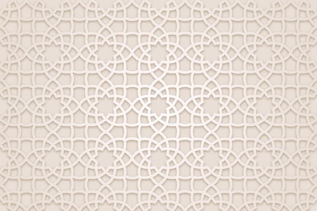 Vector a beige wallpaper with a pattern of circles and lines.