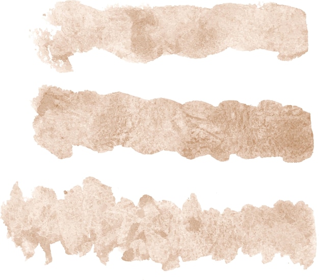 brown chocolate color paint brush strokes 17350142 PNG
