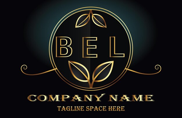 Vector bel letter logo