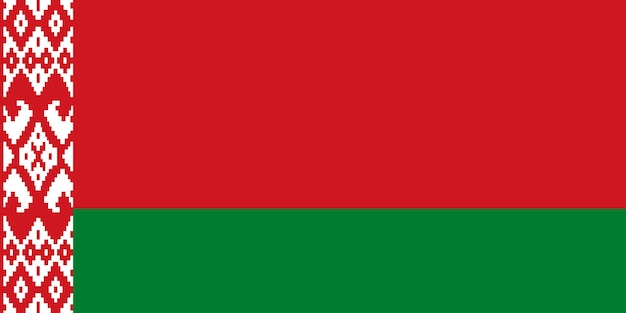 Vector belarus national flag