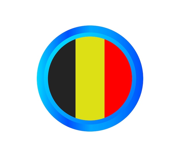 Belgium flag illustrated