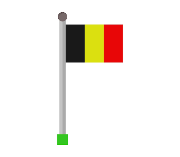 Vector belgium flag