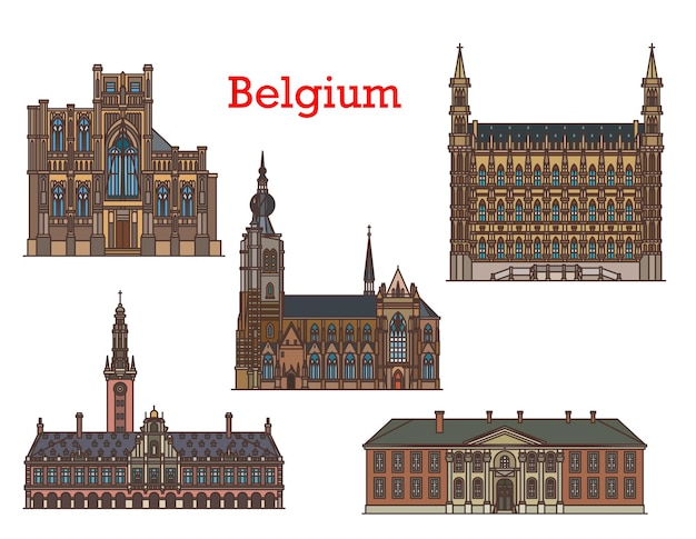 Belgium travel architecture landmark buildings