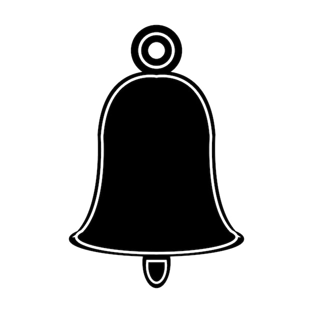 Bell icon logo vector design template