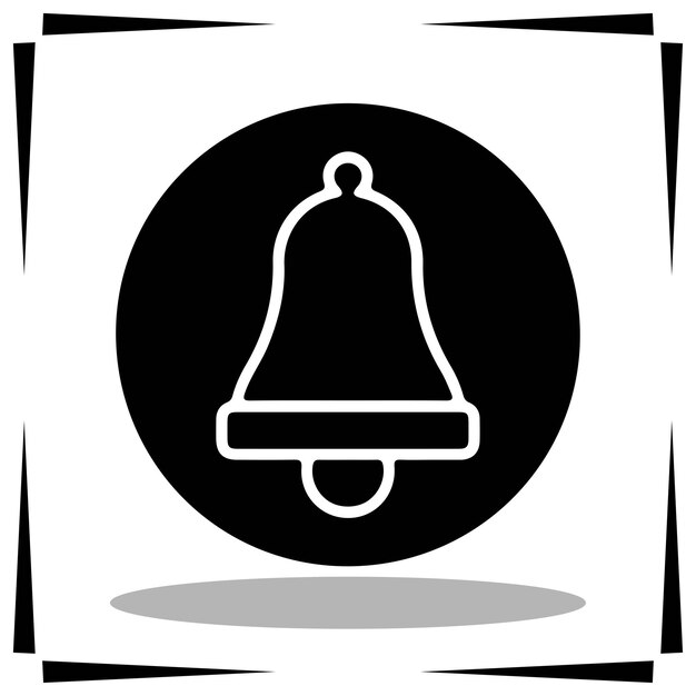 Bell silhouette illustration silhouette icon