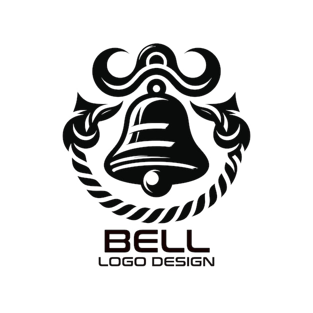 Vettore progettazione del logo bell vector