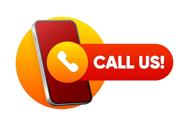 Bellen naar de VS Nu knop Template voor communicatie met ondersteuning Telefoonnummer in de website header