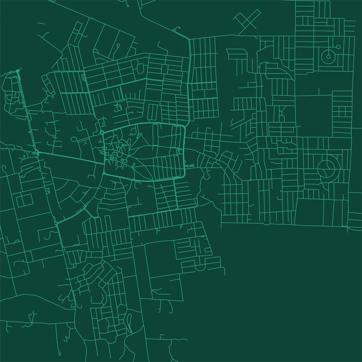 Vector belmopan map city poster province green horizontal background vector map municipality area road map