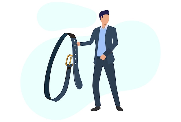 belt concept illustration stylish and beautiful