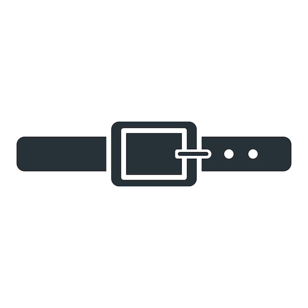 Belt icon vector on trendy style for design and print