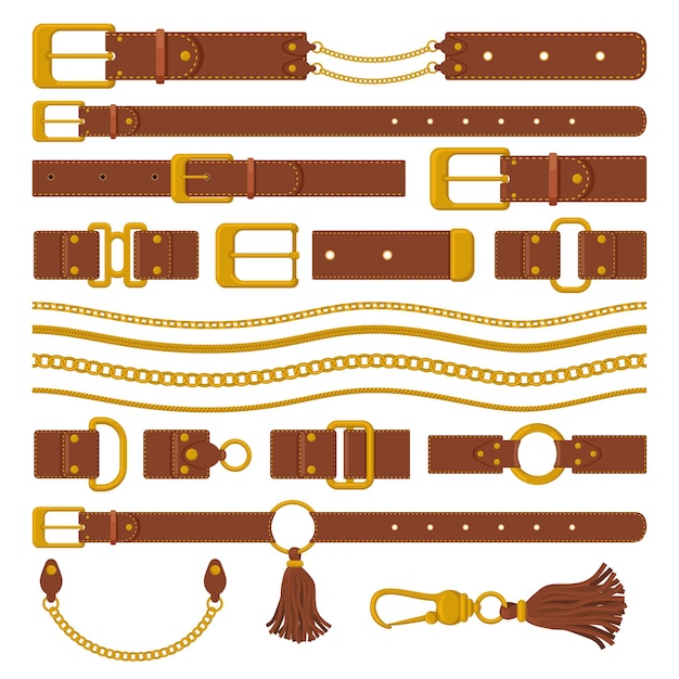Vector belts and chains elements