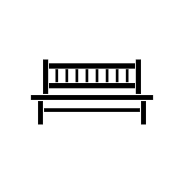 Bench Icon Vector Design Template