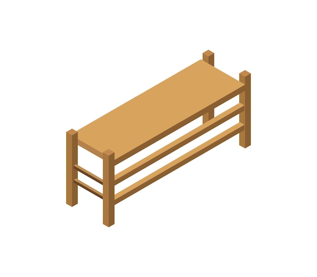 Bench isometric