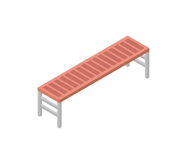 Bench isometric