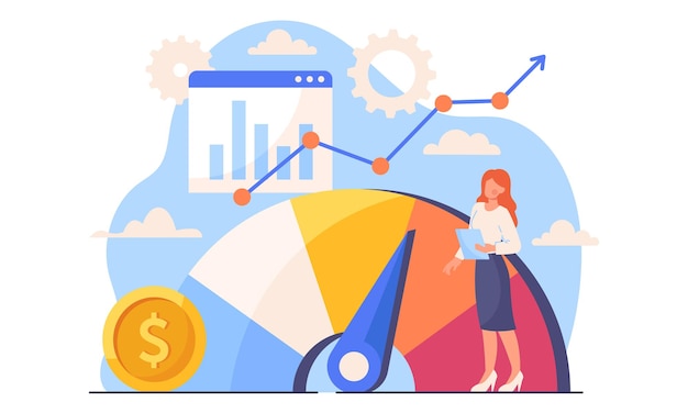 Benchmarking business concept