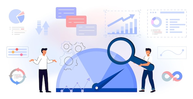 Concetto di benchmarking strumento di confronto aziendale per il miglioramento delle prestazioni