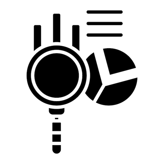 ベンチマーク グラフィック ソリッド ブラック イラスト