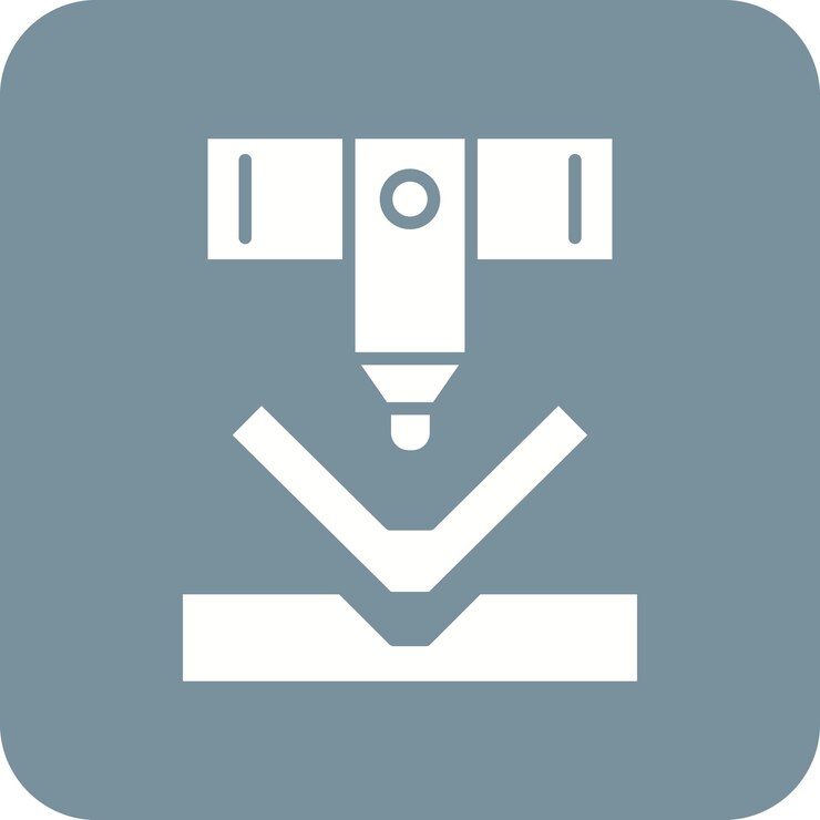 Vector bending machine icon vector image can be used for industrial process