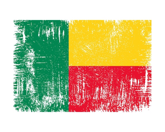 Benin flag vector