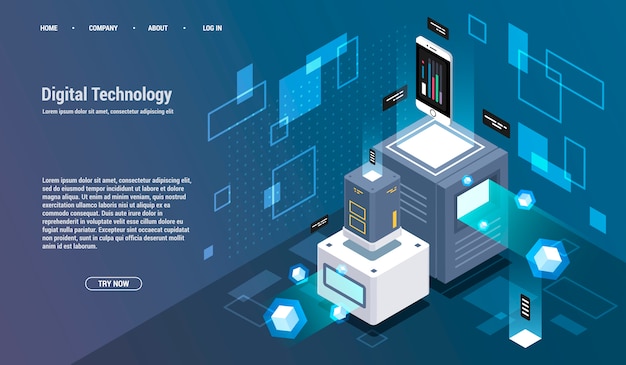 Berekening van big data center, informatieverwerking, database.