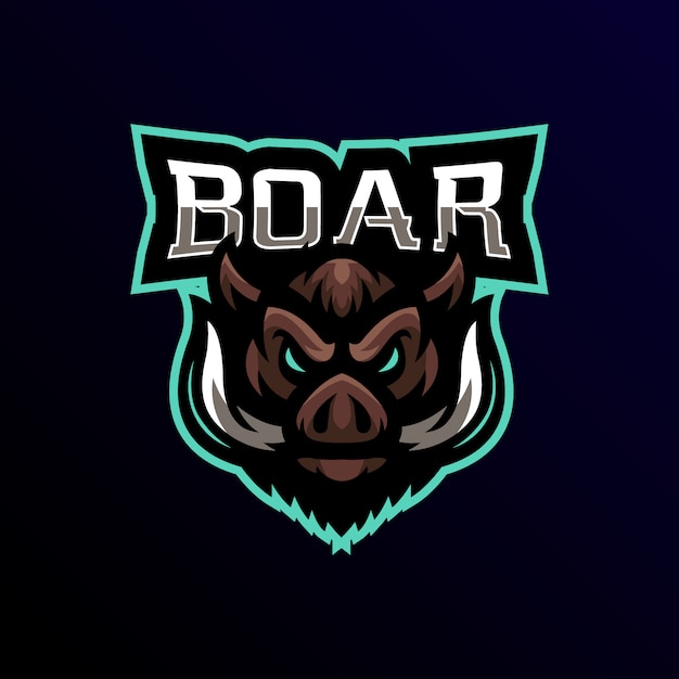 Beren mascotte logo esport gaming.