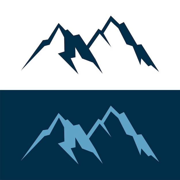 Berg Logo Template Illustratie Ontwerp Vector EPS 10