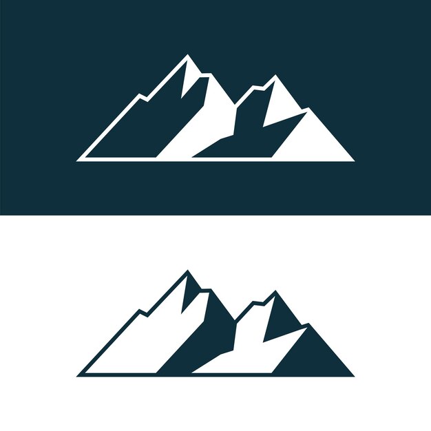 Berg Vector Illustratie Ontwerp Vector EPS 10