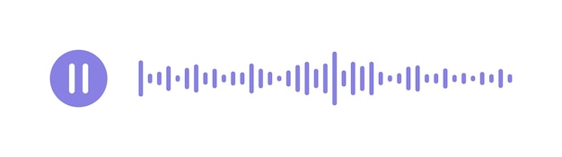 Bericht geluidsgolf Sociaal netwerk spraak audio Podcast soundwave stemlijn Muziekspeler opnemen