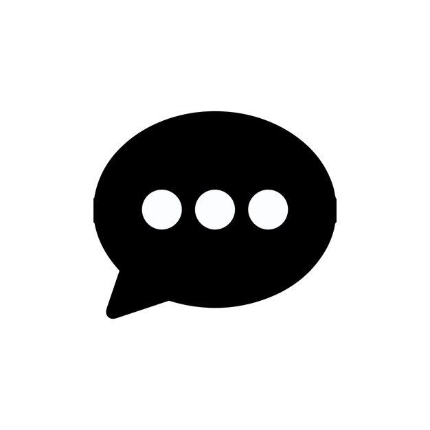 bericht icoon commentaar Chat bubble set outline vector geïsoleerd op witte achtergrond Chat icoon vector