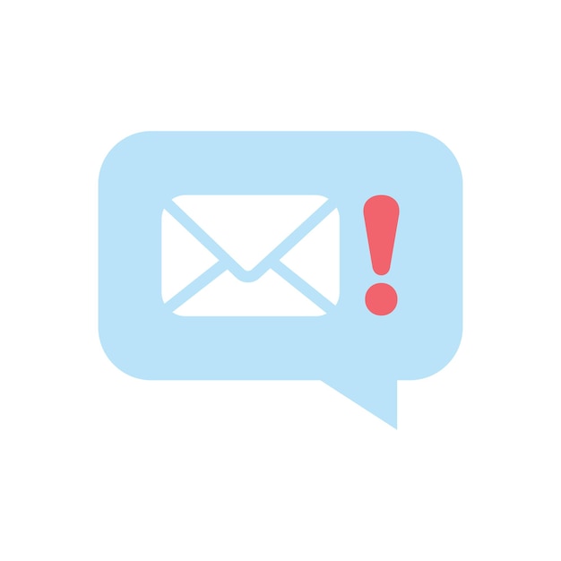 Berichtpictogram mail envelop sms pictogramontwerp bericht niet afgeleverd