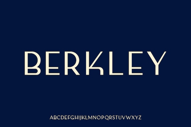 Berkeley Luxury Elegant en Glamor FONT TYPE VINTAGE