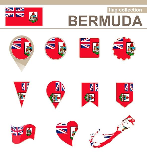 Bermuda flag collection, 12 versioni