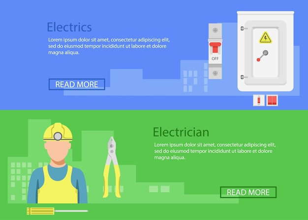 Beroepselektricien, professioneel elektricienpictogram