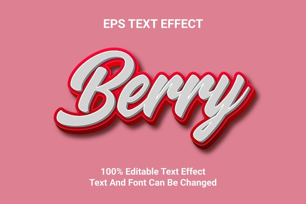 Berry eps-teksteffect