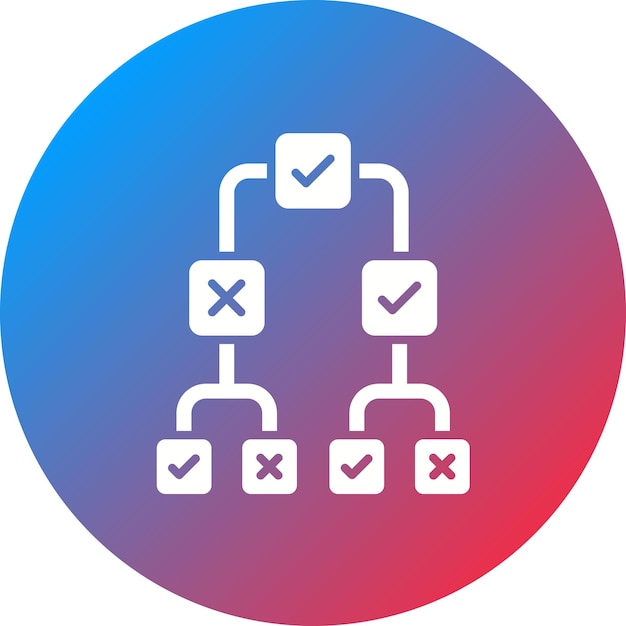 Beslissingsvorming Icon vector afbeelding Kan worden gebruikt voor GDPR