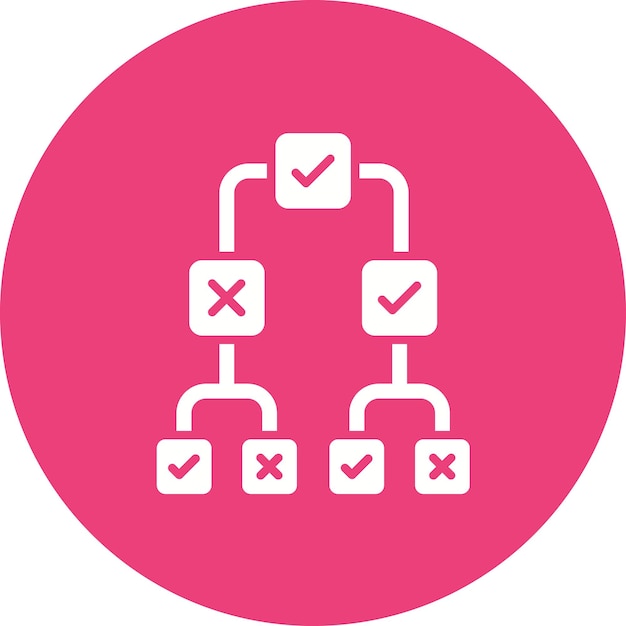 Beslissingsvorming Icon vector afbeelding Kan worden gebruikt voor GDPR