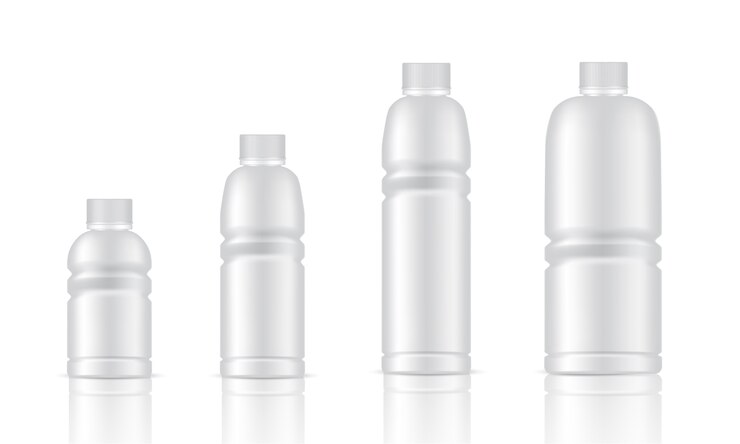 Bespotten van realistisch plastic verpakkingsproduct