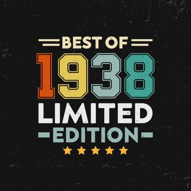 Vector best of 1938 limited edition tshirt