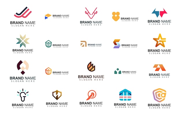 Best 20 Different Abstract Logo Template