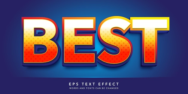 best 3d editable text effect