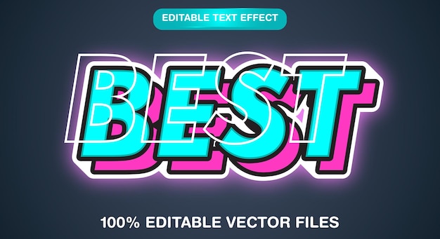 Best 3d style editable text effect with Lighting effect