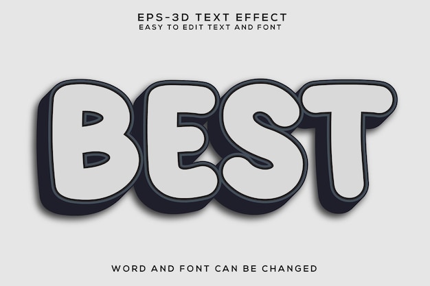 Best 3d text effect