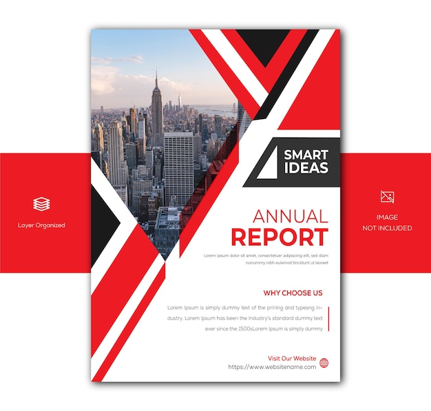 Best annual report business flyer design and template