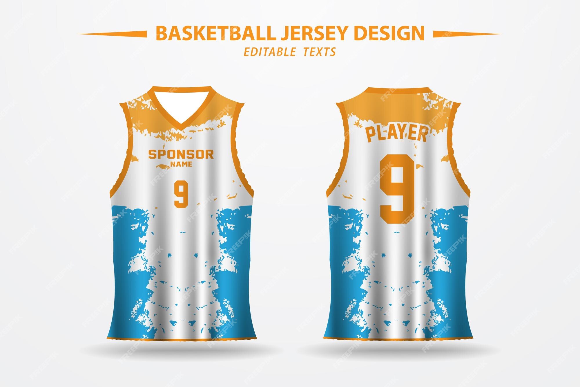 Premium Vector  Pattern for sublimation basketball jersey template ready  to print