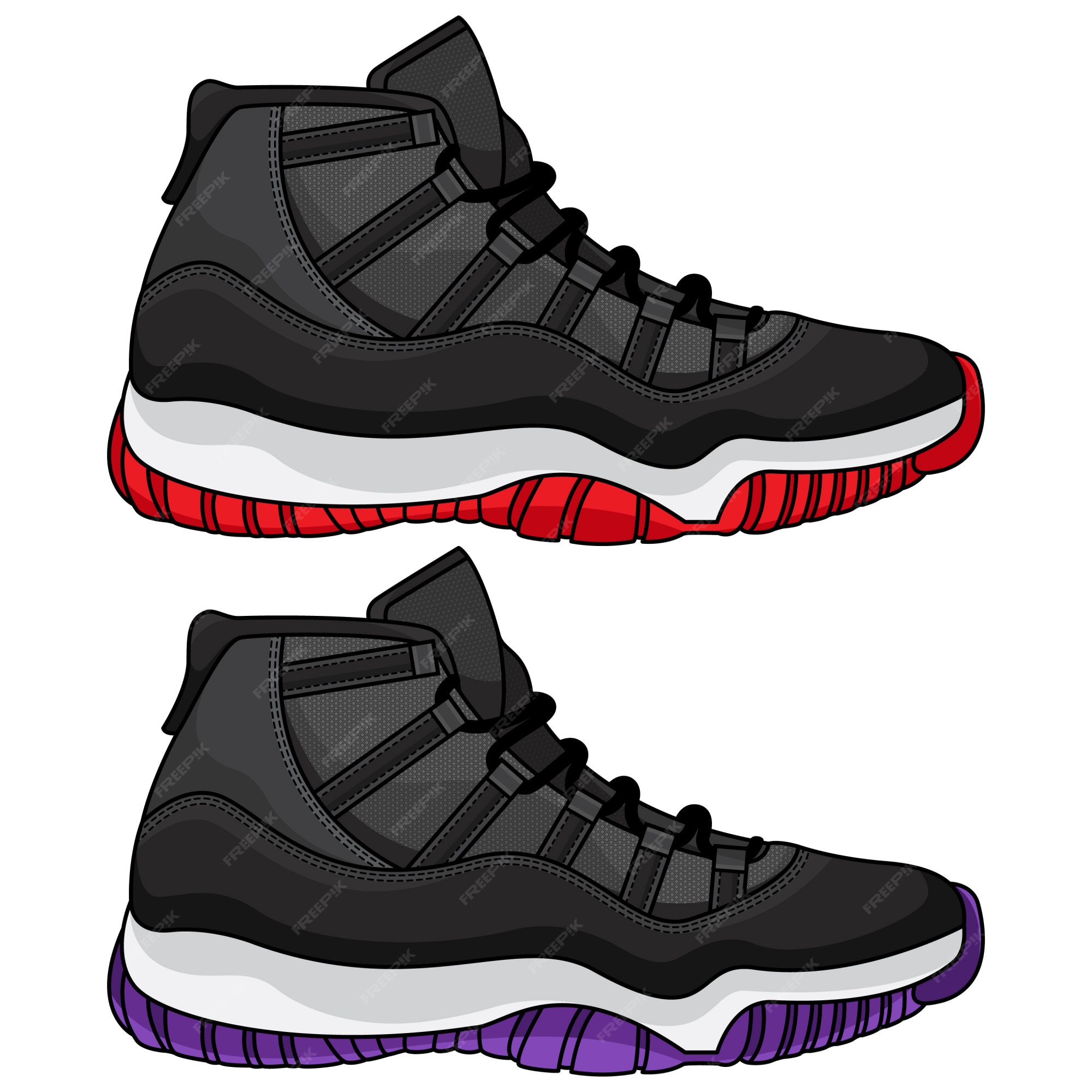 jordans 11 drawing