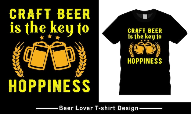 Vettore il miglior design di t-shirt con citazioni di birra. disegno della maglietta di vettore di tipografia amante del vino